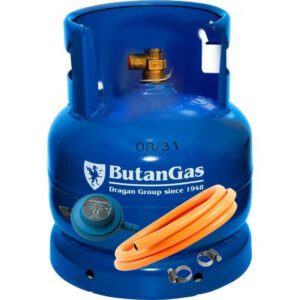 Butelie ButanGas Camping 8,1 Kg 37,5x30cm fara incarcatura propan include regulator Altinboga si furtun 80cm