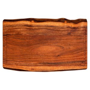 Tocator din lemn natural mare 55x35x3,5 cm Forged ESCUTBRDNATL