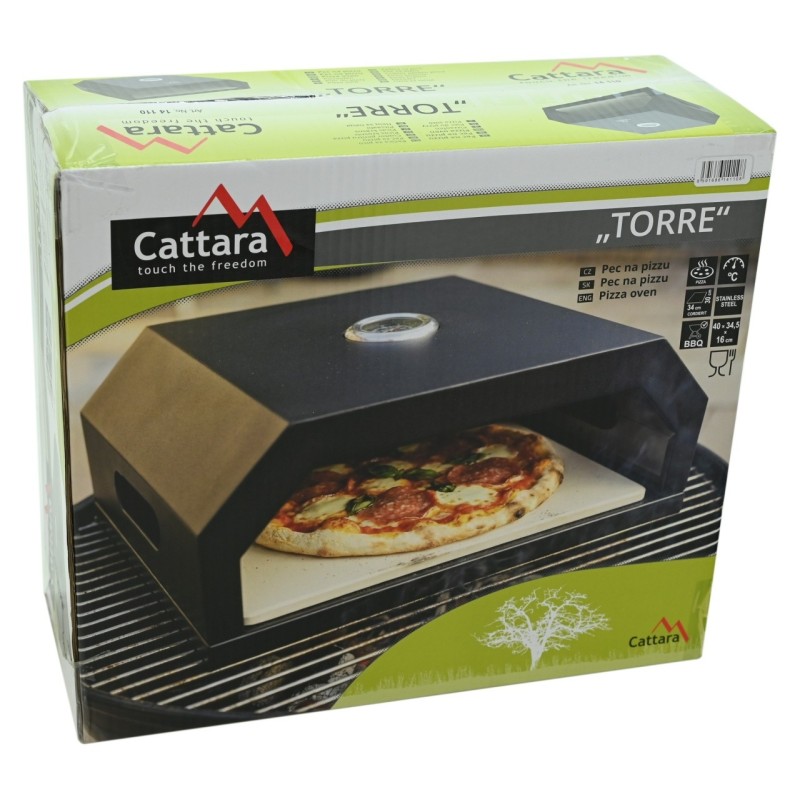 Cuptor pentru pizza cu termometru Cattara Torre - TT14110