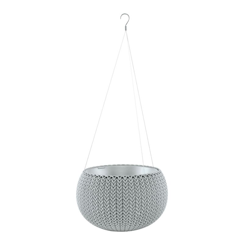 Ghiveci gri suspendat Keter Cozies M 9.4 L