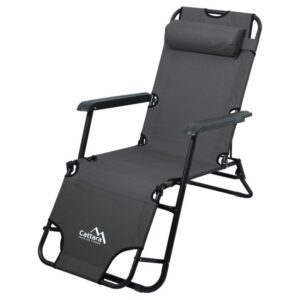 Fotoliu Camping Cattara Comfort Antracit TT13513