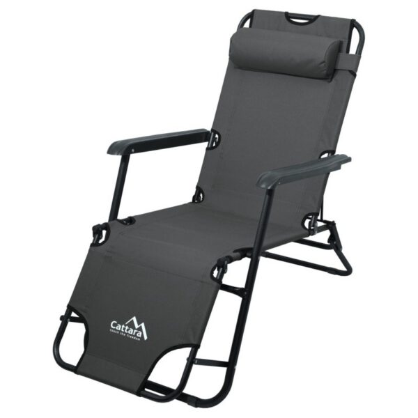 Fotoliu Camping Cattara Comfort Antracit TT13513