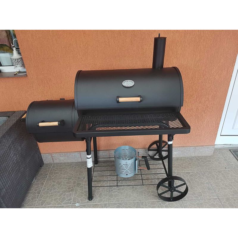 Gratar pe carbuni cu afumatoare American BBQ Washington Activa 11240