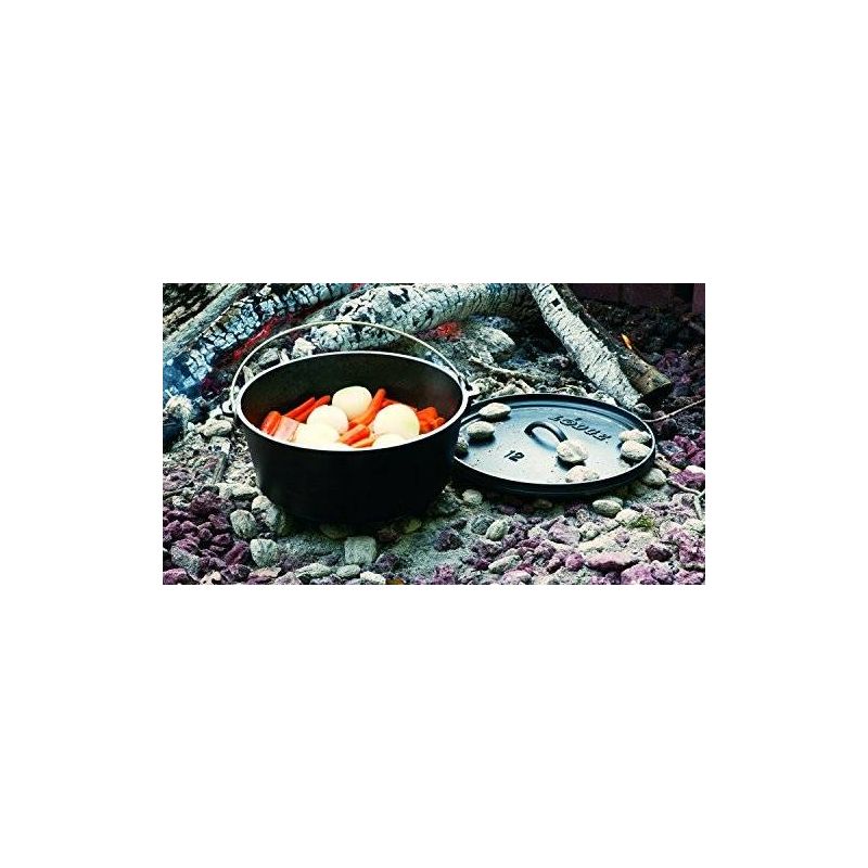 Ceaun din fonta cu capac - cuptor olandez Lodge 30,2 cm 5,7 litri L-12CO3