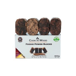 Set 4 foodie power block afumare Cook in Wood 4 x 200 g mix barrel FPB001.01
