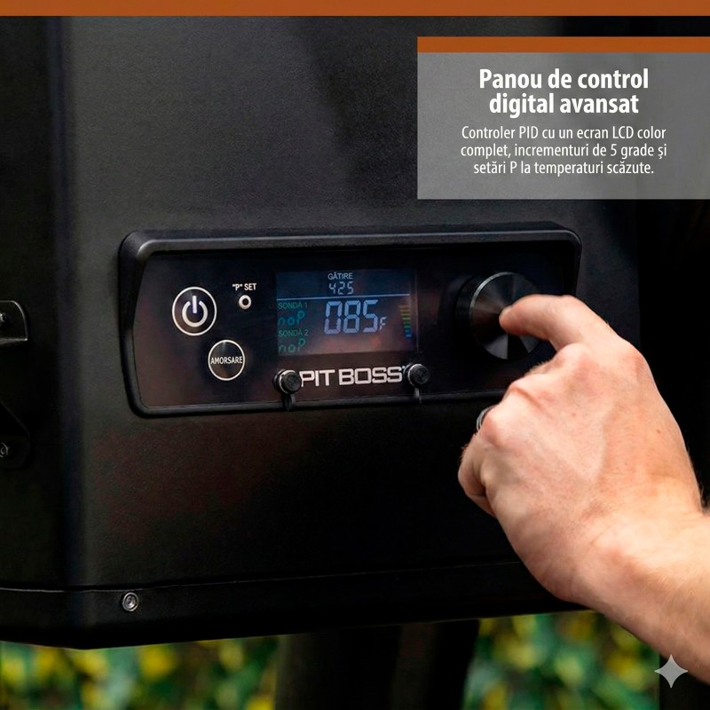 Gratar si afumatoare pe peleti Pit Boss Onyx Austin XL 1000 11197