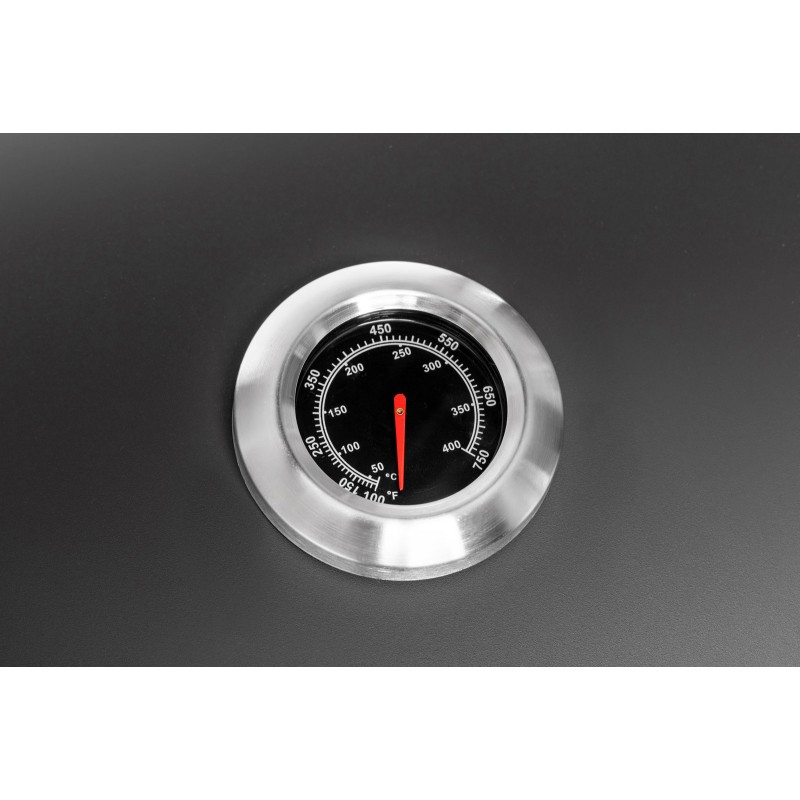 Gratar pe gaz cu 4 arzatoare din inox si arzator lateral Activa San Francisco 19684GD