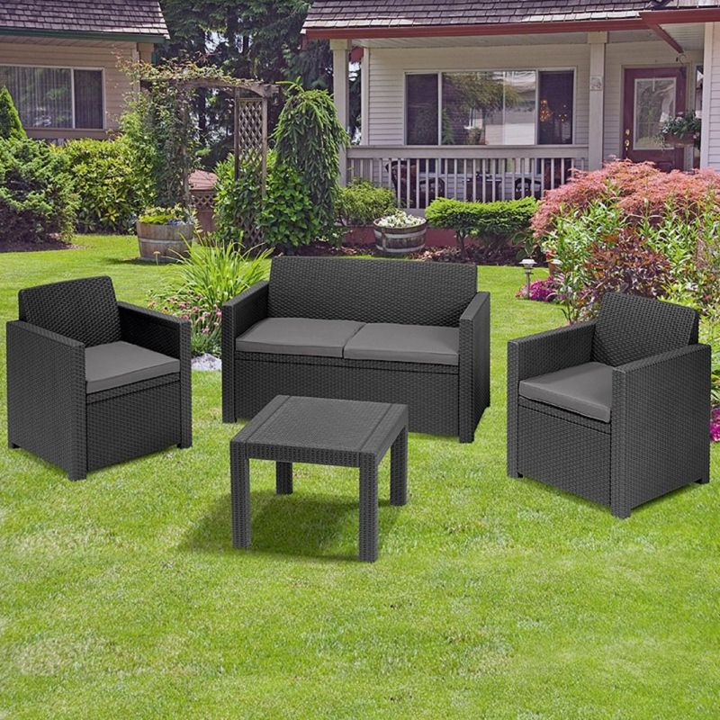 Set mobilier gradina graphite Keter Alabama