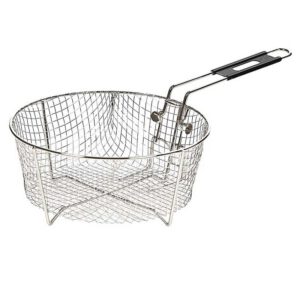 Cos pentru prajire din otel inoxidabil rotund cu diametru de 26 cm pentru ceaunele Lodge L-10FB2