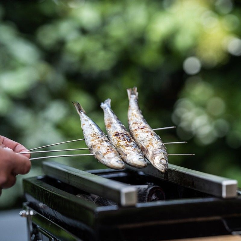 Bare Yakitori pentru gratar dreptunghiular YAKINIKU Shichirin 800801