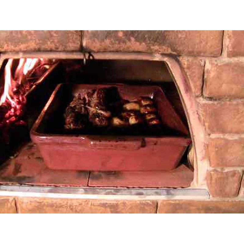 Cuptor traditional pe lemne Maximus Arena rosu