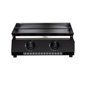 Gratar pe gaz tip plancha cu 2 arzatoare G-400 Plancha Cozze 90523