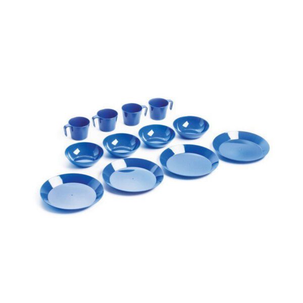 Set vesela din plastic pentru camping Coghlans