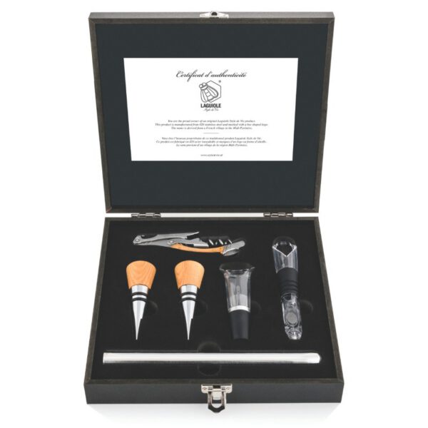 Set tirbuson si accesorii pentru vin Laguiole Style de Vie Luxury Line KURKEIKGIFT