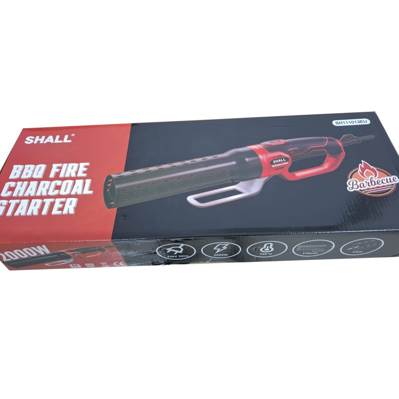 Aprinzator electric pentru carbuni, 1.850 Wati, 600 grade Celsius, Shall SH111013EU
