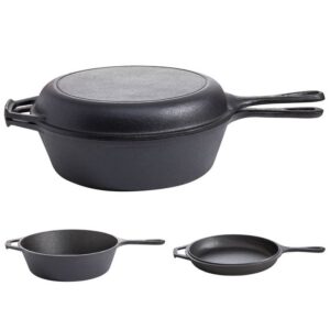 Set 2 tigai din fonta cu maner ALL GRILL 26 cm 9763