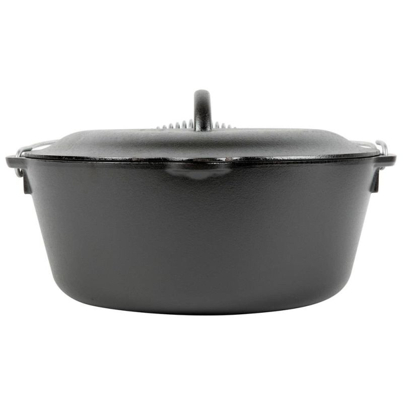 Ceaun din fonta cu capac - cuptor olandez Lodge 30 cm 6,7 litri L-10DO3