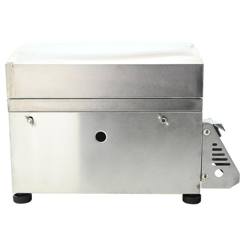 Gratar pe gaz Cattara cu plancha si cuptor de pizza, otel inoxidabil - TT14101