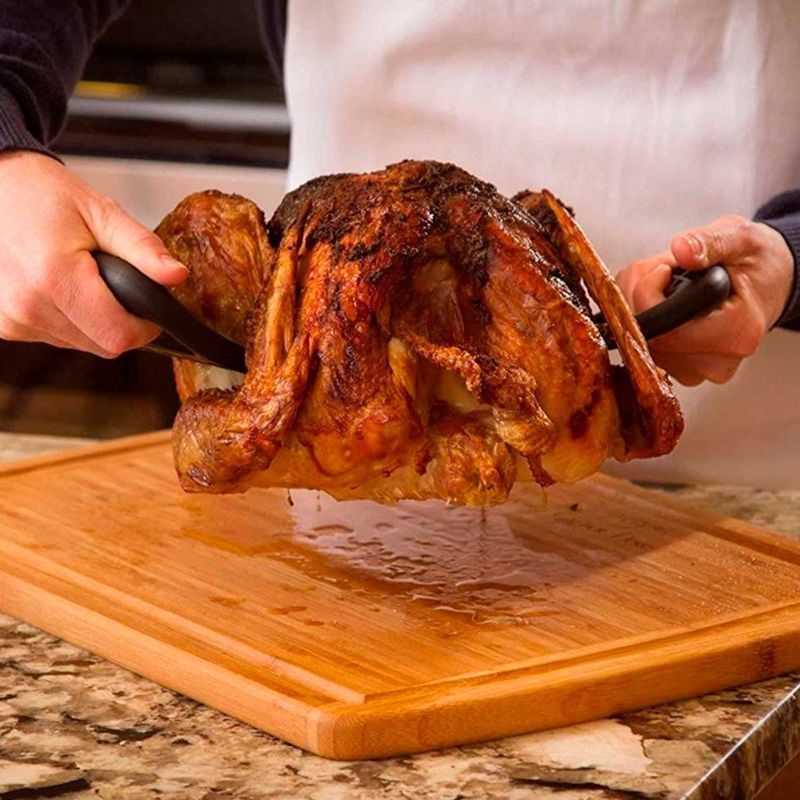 Set 2 gheare pentru carne si preparate pulled pork 11 x 11 x 2,5 cm Bear Paws JS-33633