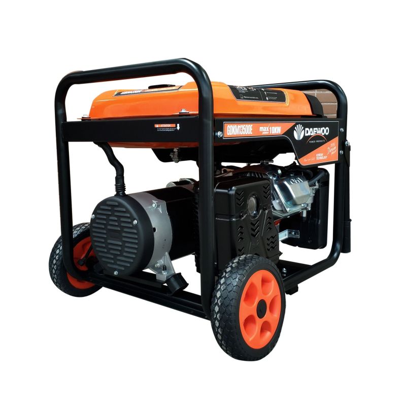Generator Daewoo 9kW max 10kW electric start cu roti si manere GDKM13500E