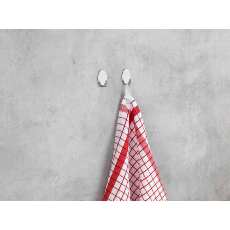 Set 2 carlige ovale argintii Wenko Maxi 4378210100