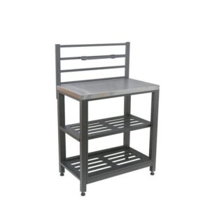 Masa cu rafturi modulara Torino 4 Cattara pentru bucatarie exterioara 80x47x123cm - TT14128