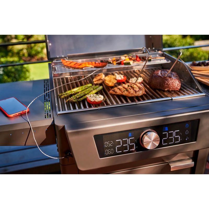 Gratar electric Char-Broil Evolve, display, grile din inox, TRU-Infrared 140993