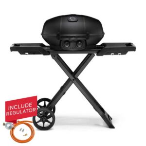 Gratar pe gaz portabil cu 2 arzatoare si carucior Napoleon Phantom TravelQ PRO 285