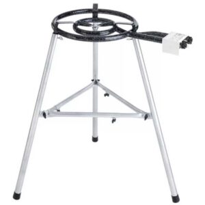 Arzator dublu pe gaz de 7,5 Kw, 30 cm cu suport de 70 cm inaltime, sustine pana la 150 kg ALL GRILL 1501.2-7401