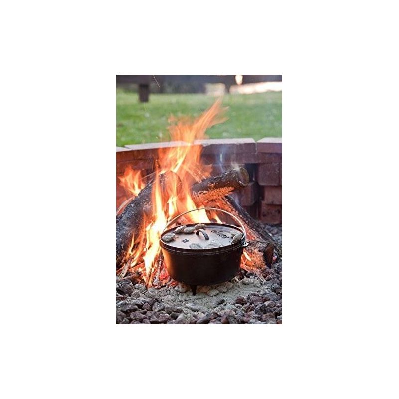 Ceaun din fonta cu capac - cuptor olandez Lodge 30,2 cm 5,7 litri L-12CO3