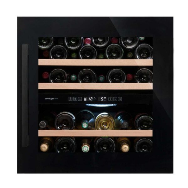 Racitor de vin, 36 sticle, compresor, 2 zone, incorporabil, AVI60CDZA 59 x 56 x 59,5 cm