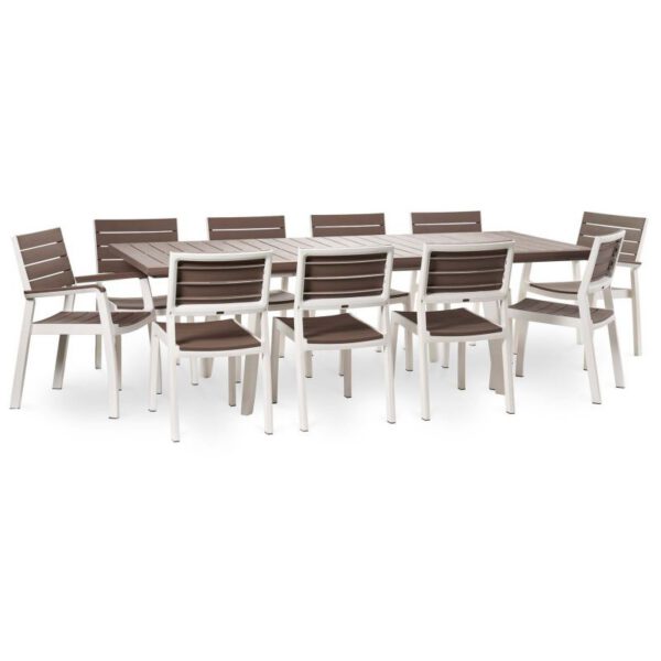 Masa extensibila cappuccino Keter Harmony