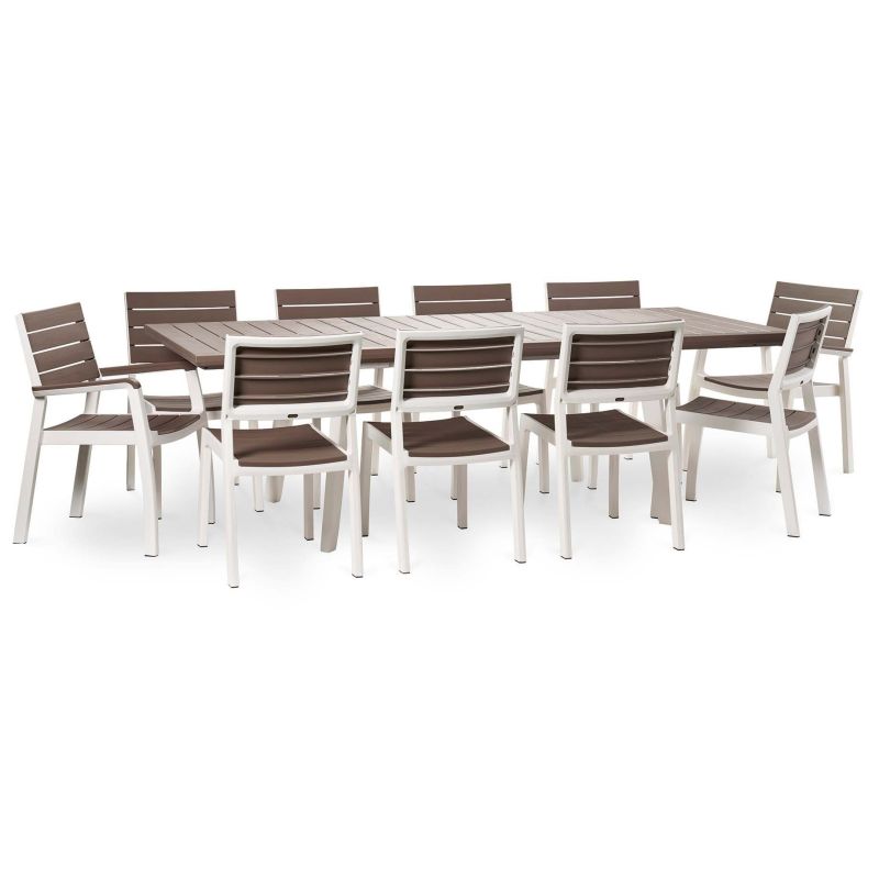 Masa extensibila cappuccino Keter Harmony