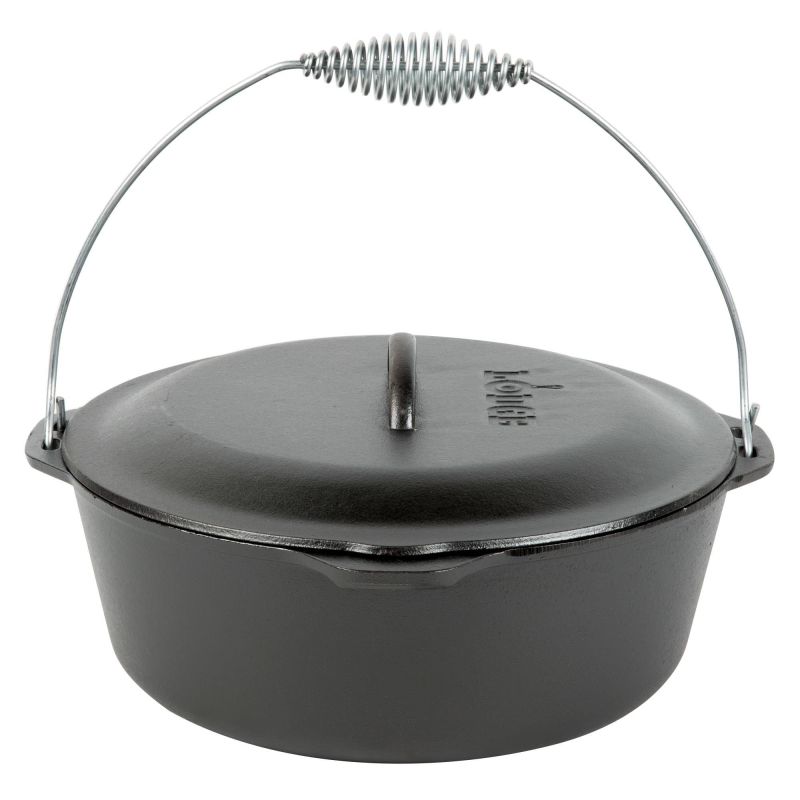 Ceaun din fonta cu capac - cuptor olandez Lodge 33 cm 8,5 litri L-12DO3