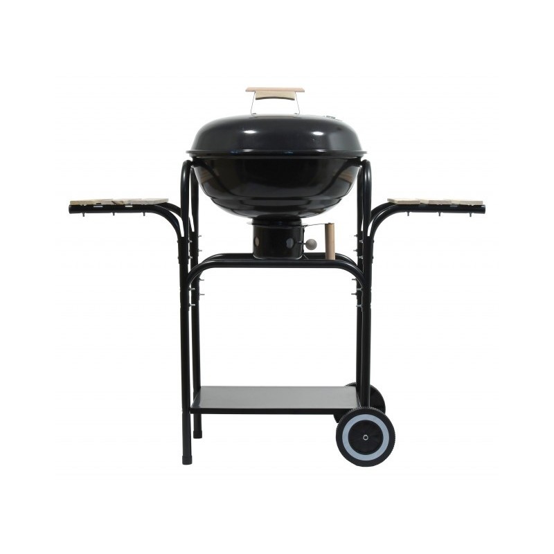 Gratar pe carbuni Cattara Messina, mobil, masute laterale, 46cm - TT13033