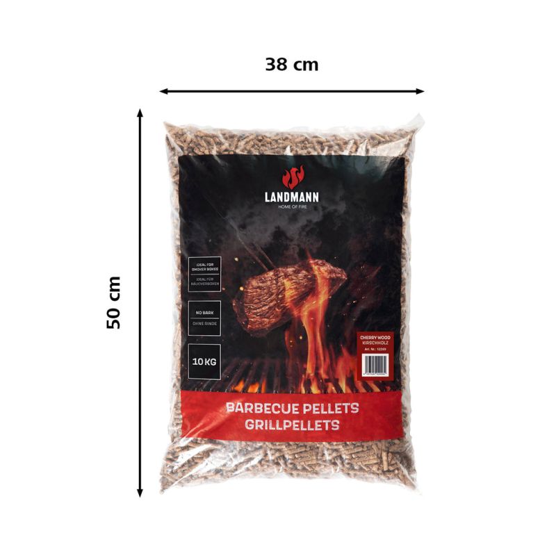 Peleti pentru grill Landmann 12269, lemn de cires, 10 Kg