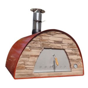 Cuptor traditional pe lemne Maximus Arena rosu
