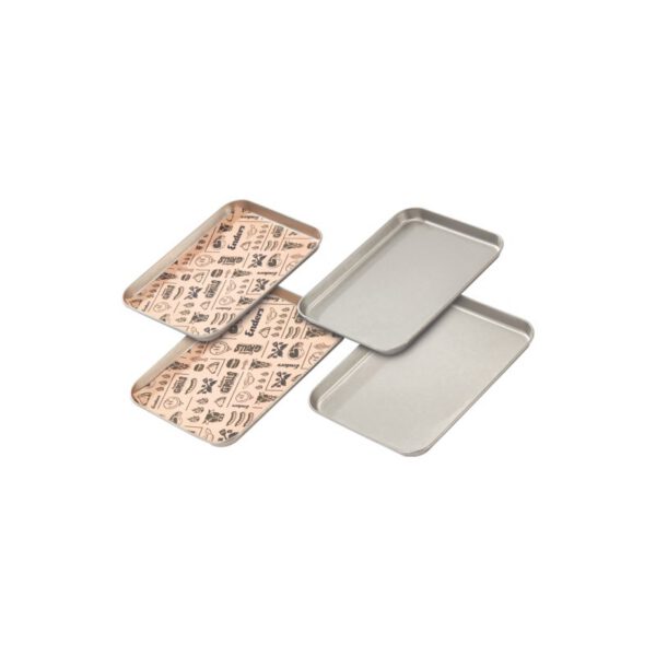 Set 4 tavi de servire din otel inoxidabil Enders 8844