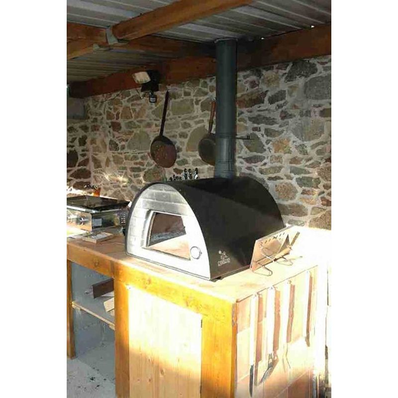 Cuptor traditional pe lemne Maximus negru