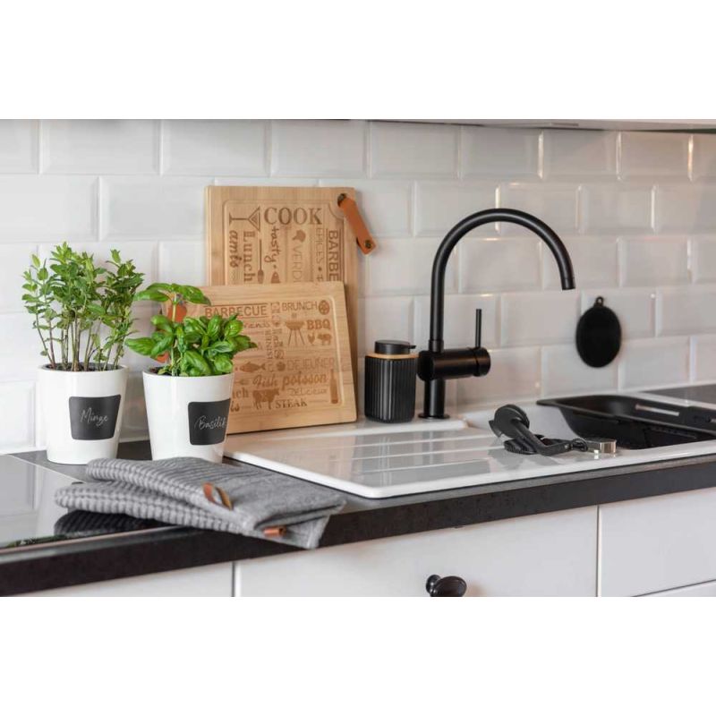 Perie de spalare Cuvo Wenko Black Outdoor Kitchen 55033100