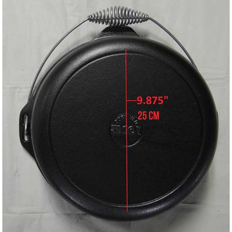 Ceaun din fonta cu capac - cuptor olandez Lodge 33 cm 8,5 litri L-12DO3