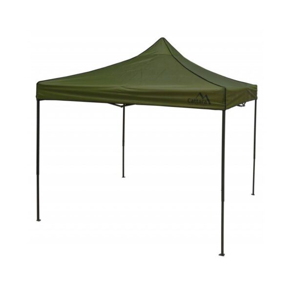 Pavilion de gradina Cattara, 3x3m, inaltime 2.35m, verde - TT13338