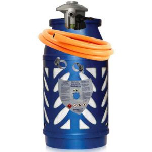 Butelie ButanGas NEO 5,3 Kg 57x30,5 cm cu incarcatura butan12 Kg include regulator Orgaz si furtun 80cm