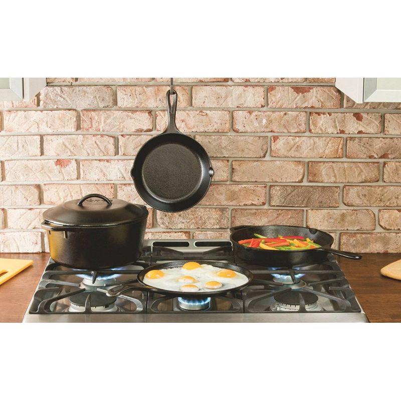Ceaun din fonta cu capac - cuptor olandez Lodge 25,4 cm 4,7 litri L-8DO3