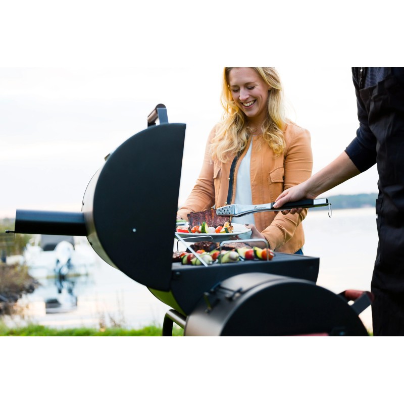 Cleste din inox pentru gratar, maner plastic, 46,5 cm, Landmann Pure 13624