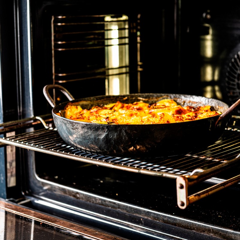 Tigaie cu 2 manere din otel carbon 28 cm Forged ESFRYPAN2H28