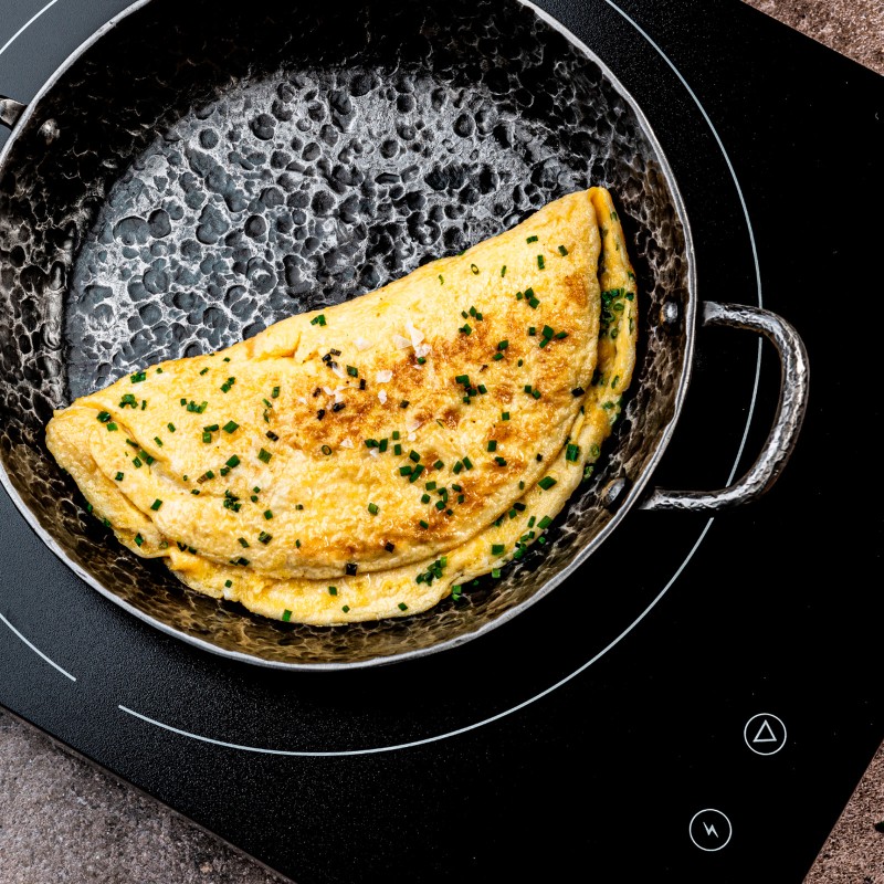 Tigaie cu 2 manere din otel carbon 20 cm Forged ESFRYPAN2H20