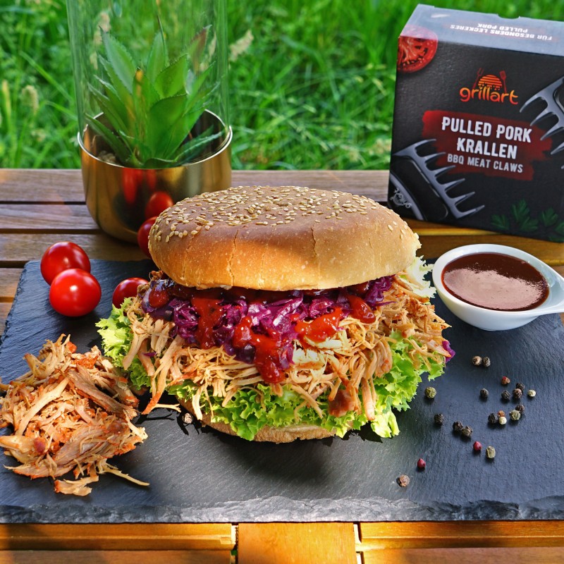 Set 2 gheare 11,5x11 cm pentru carne si preparate pulled pork Grillart GA-1025