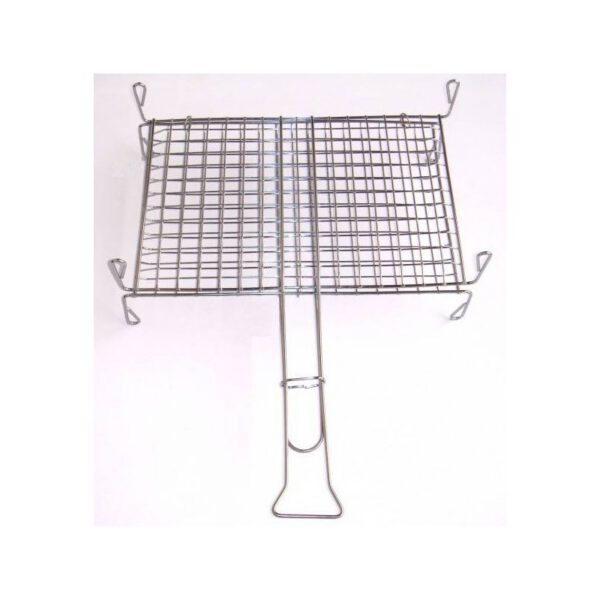 Gratar din inox cu picioruse pentru hamburger 27x40x7cm Landmann 10228