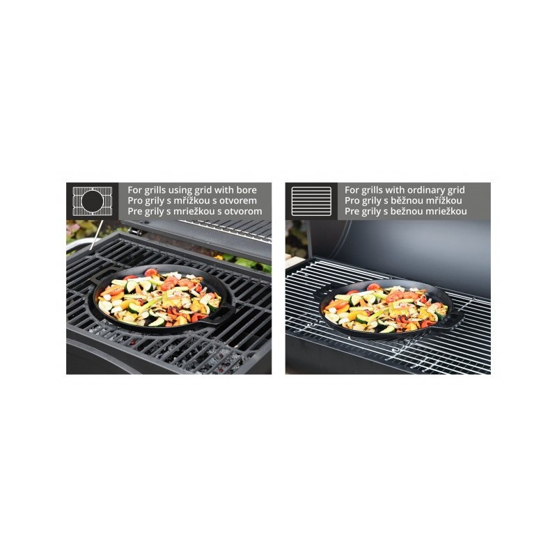 Tava din fonta cu manere Cattara rotunda, 30cm - TT13067